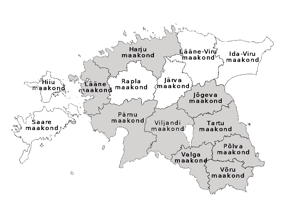 Counties of Estonia
